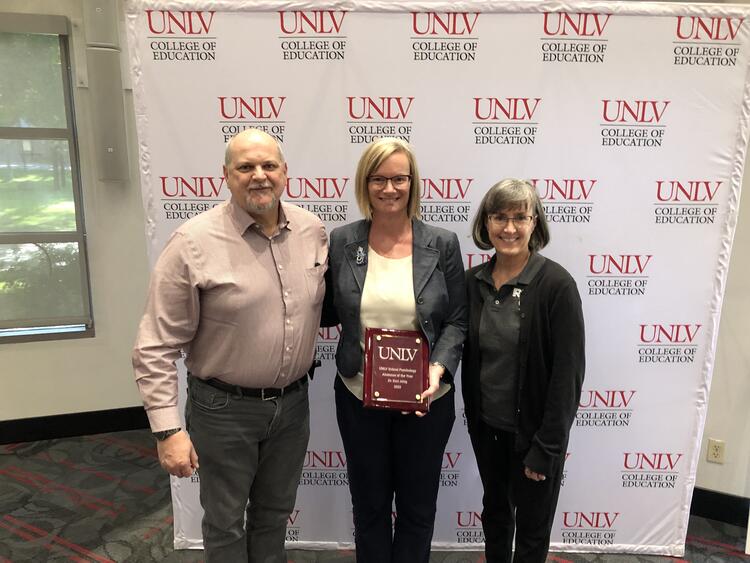 School Psychology Bestows Inaugural Alumni of the Year Award to Dr